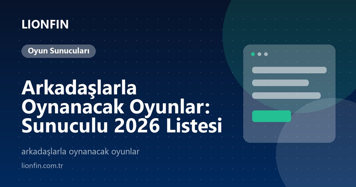Arkadaşlarla Oynanacak Oyunlar: Sunuculu 2026 Listesi