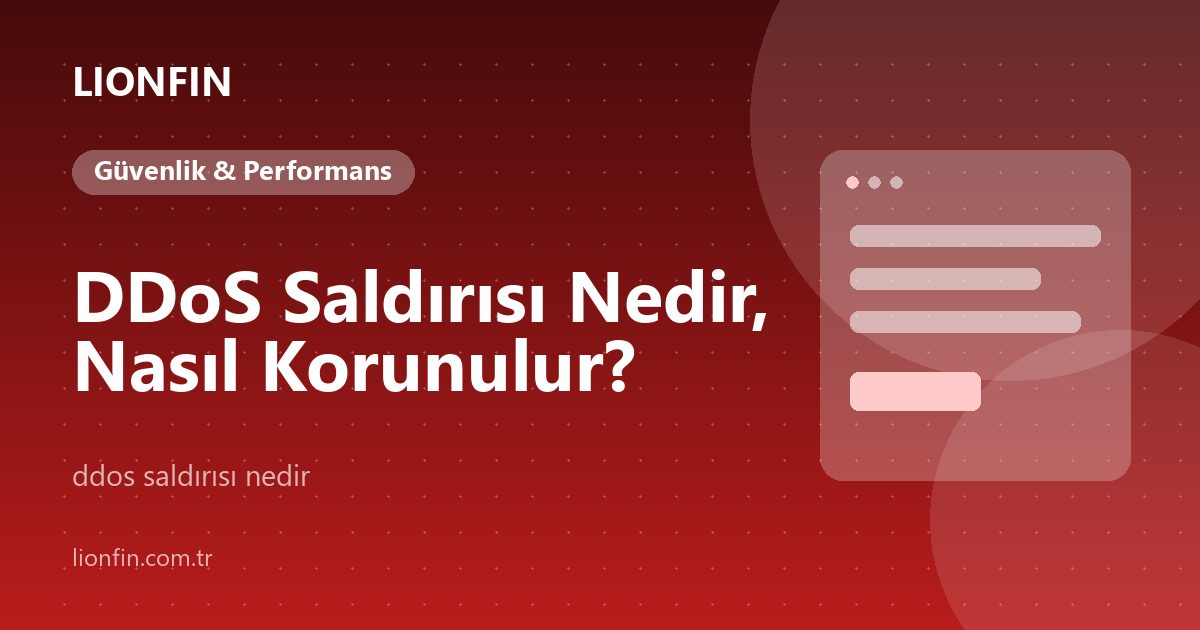 DDoS Saldırısı Nedir, Nasıl Korunulur?