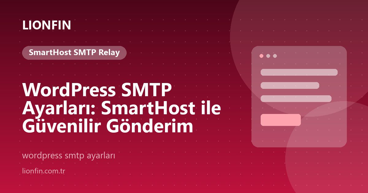 WordPress SMTP Ayarları: SmartHost ile Güvenilir Gönderim